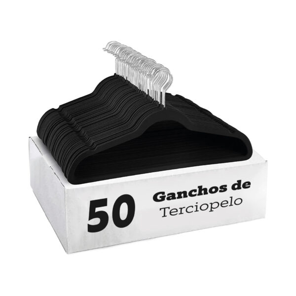 Ganchos de Terciopelo (Negro)